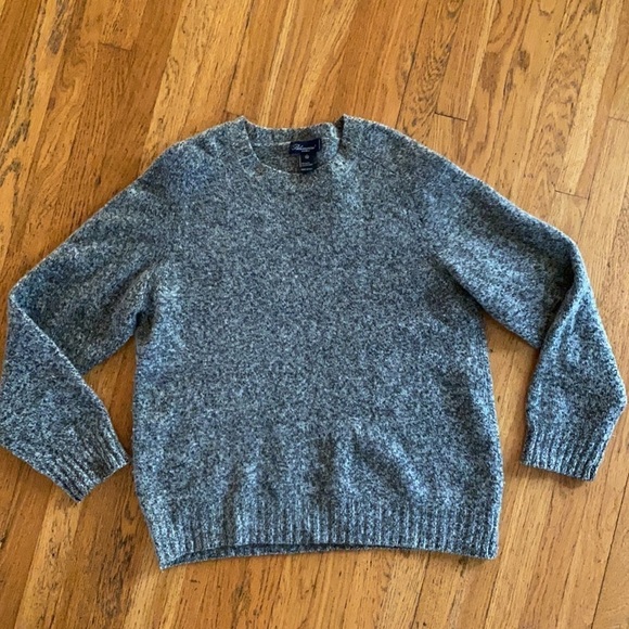 BLUMARINE UOMO Gray Wool CrewNeck Pullover Sweater XL - Picture 6 of 11